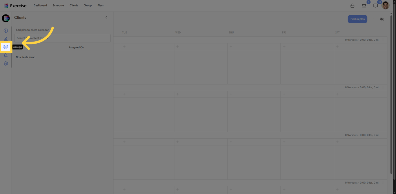 Groups configuration option