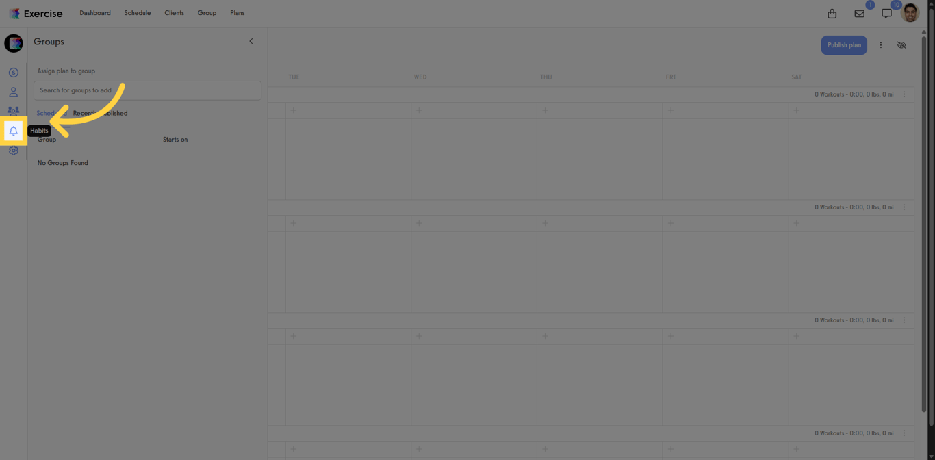 Publish configuration settings