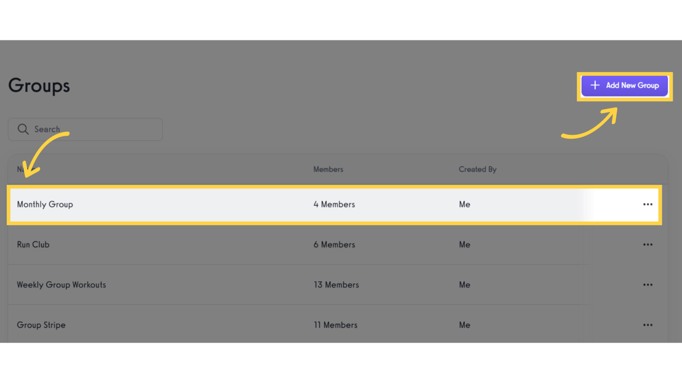 Create or Edit Group