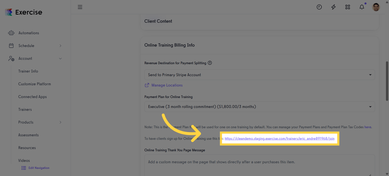 Online Training Link