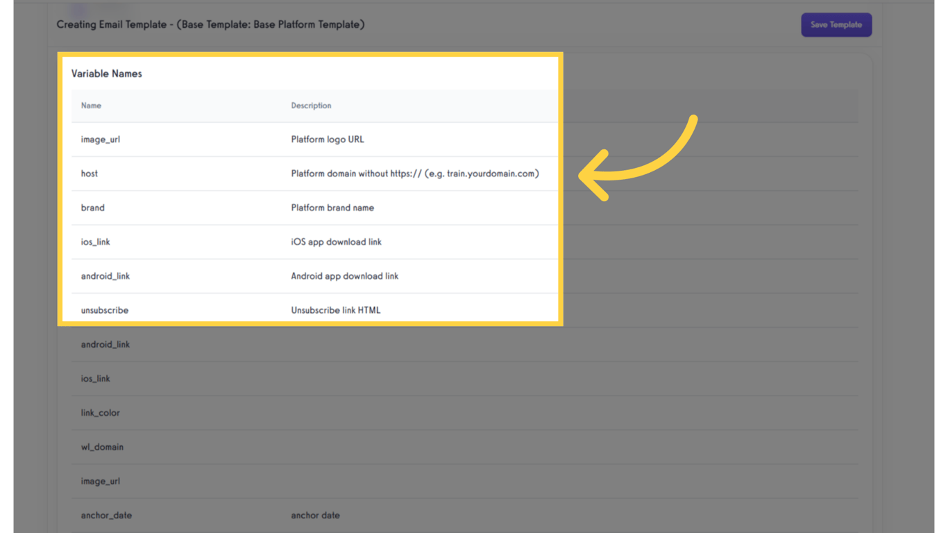 See Available Variables