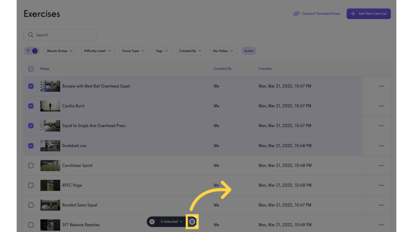 Click the ellipsis to open menu.