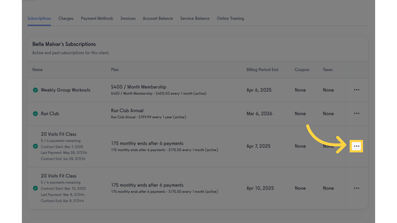 Click the triple horizontal dots.