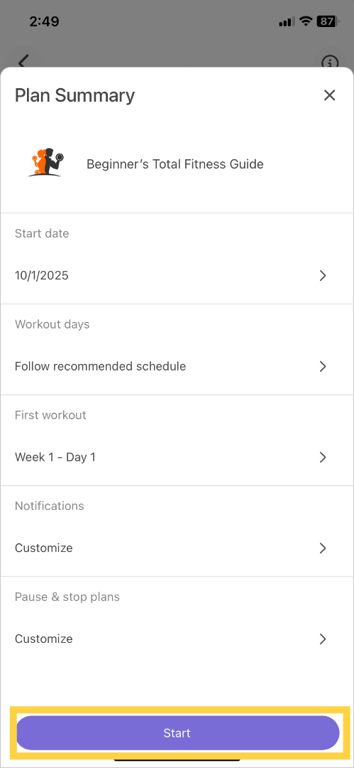 Plan Summary
