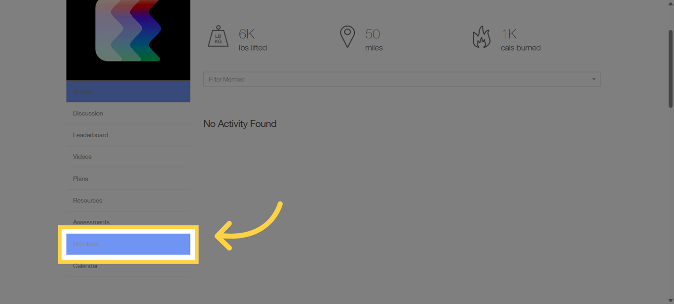 Navigate to Group Members