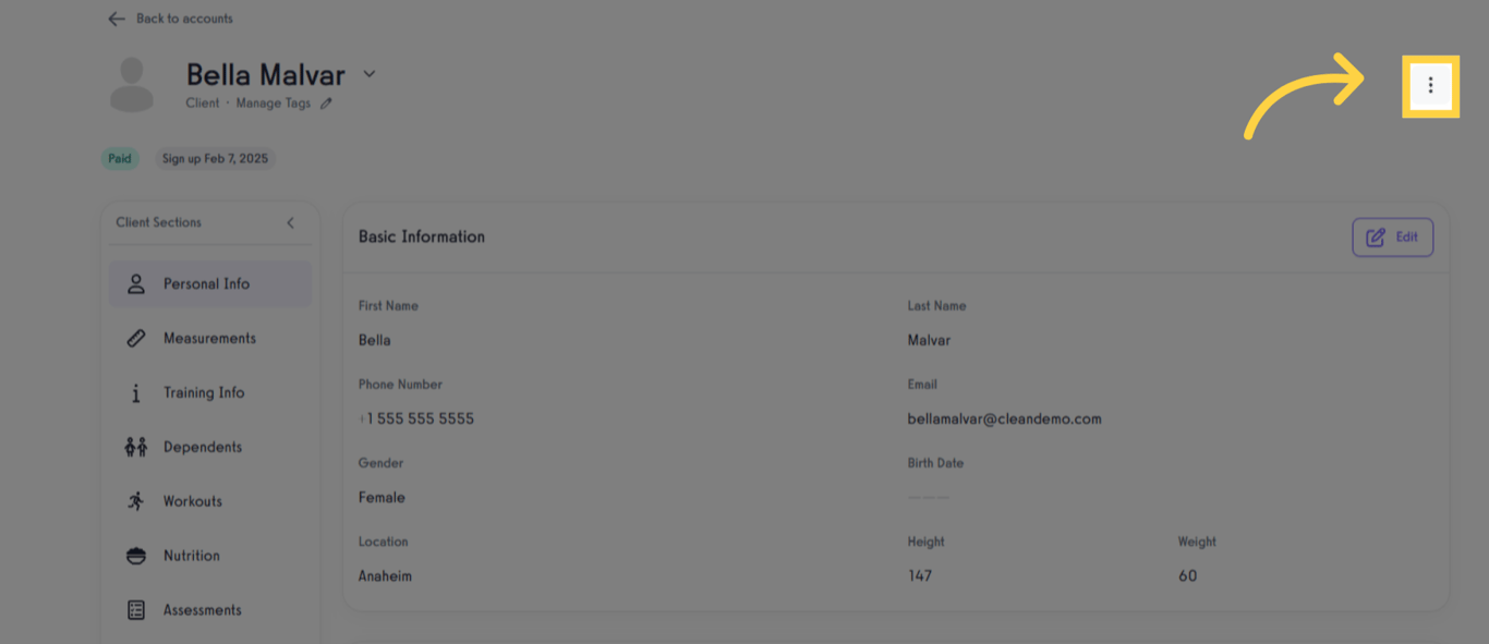 Click the three-dot menu.
