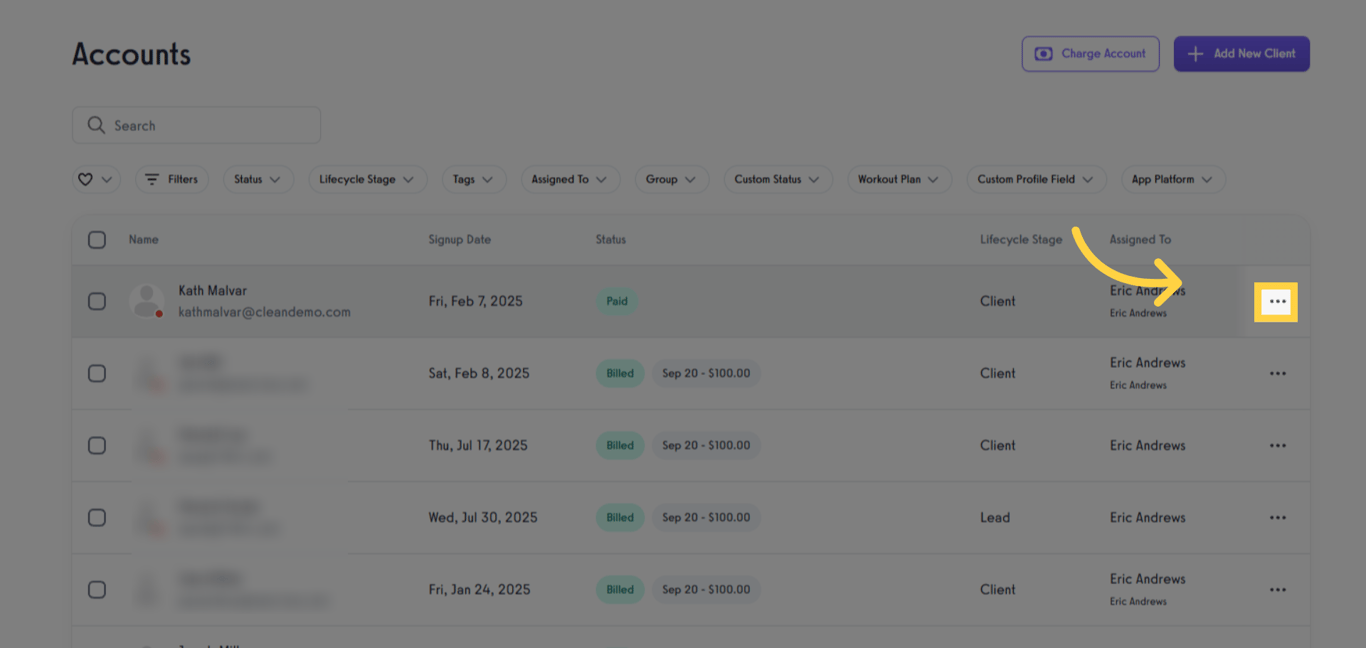 Click the three-dot menu.