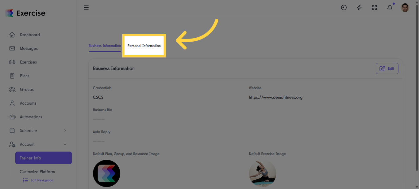 Access Personal Information