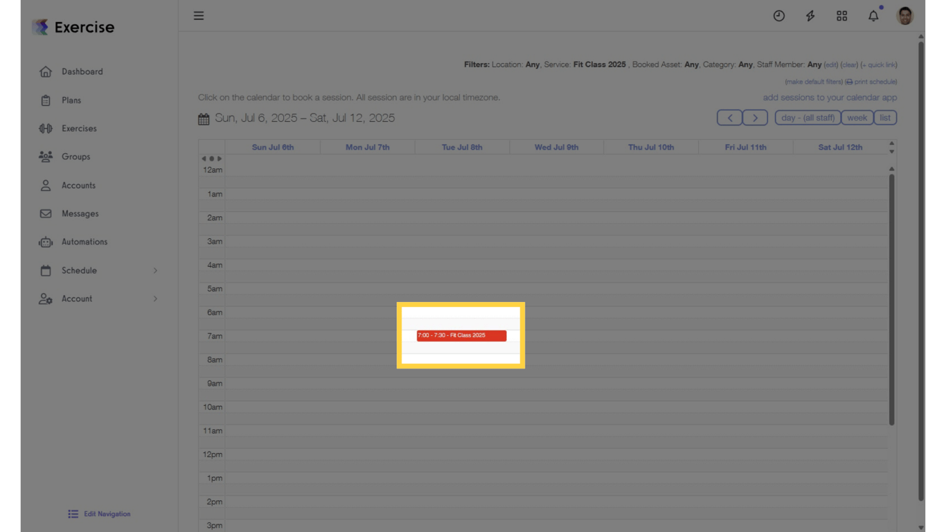 How the “Any Checked-In but Not Used by Package” Color Works (Example).