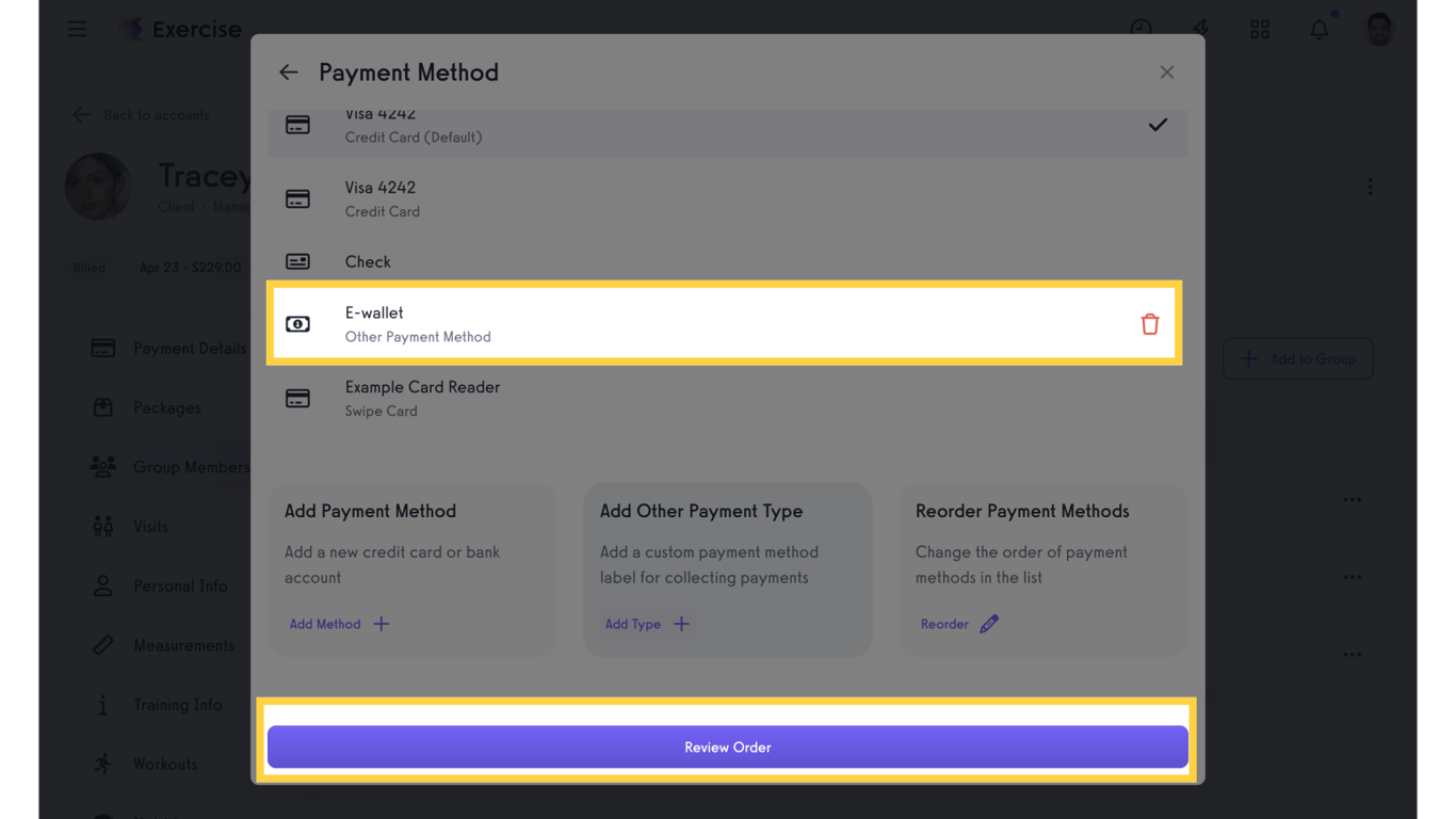 Select Payment Method