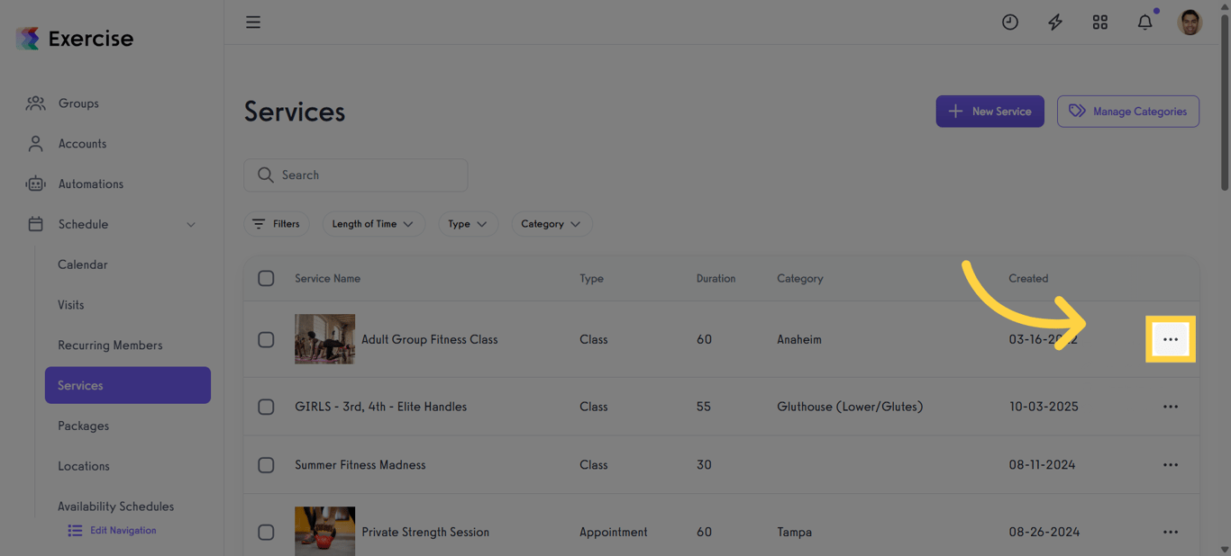 Access Services Options