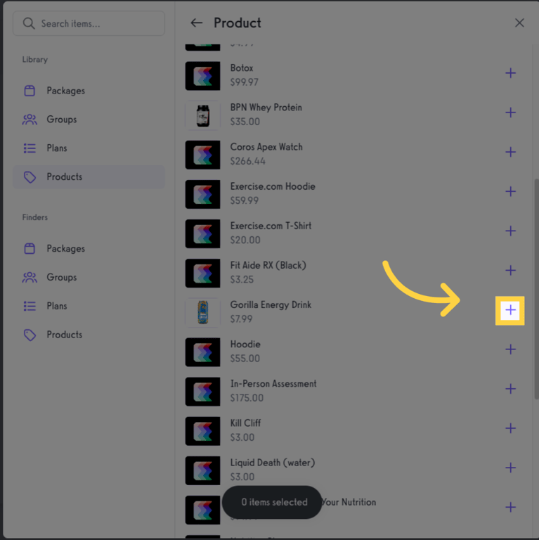 Open Variant Selection