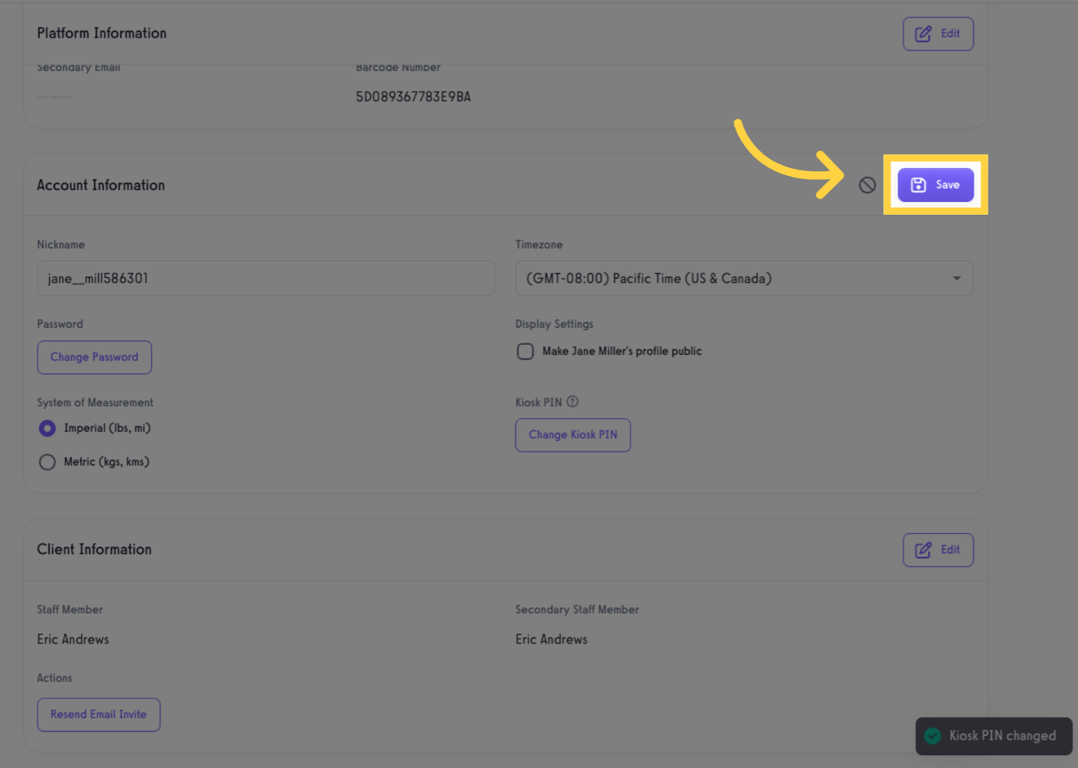 Complete PIN Setup Process