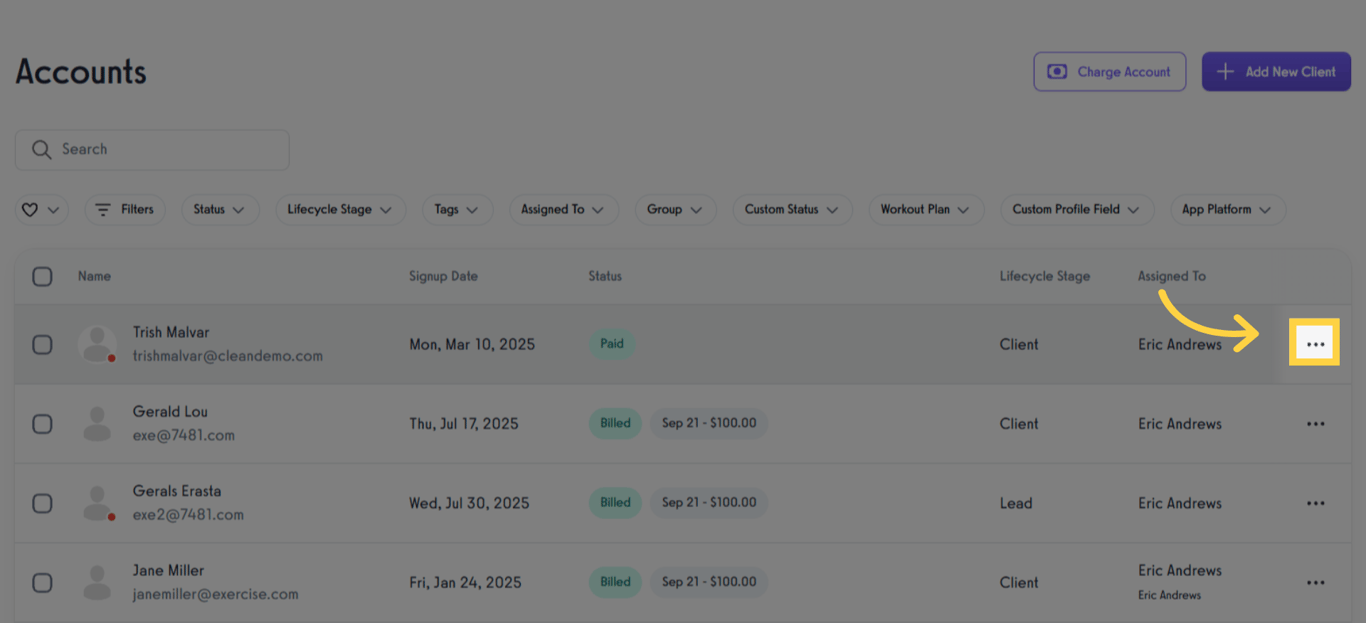 Click the triple-dot menu to see more actions.