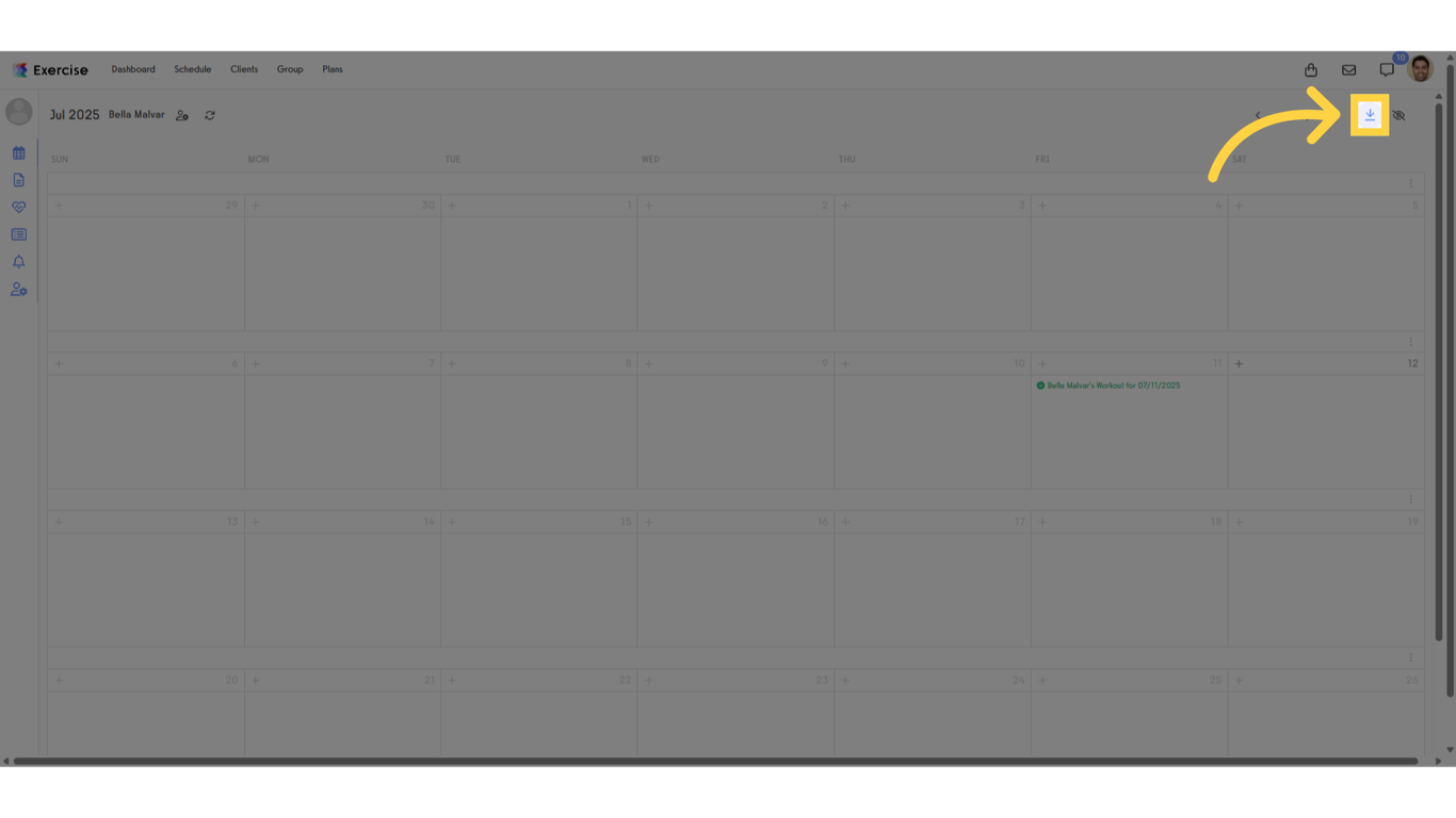 Click the download icon.