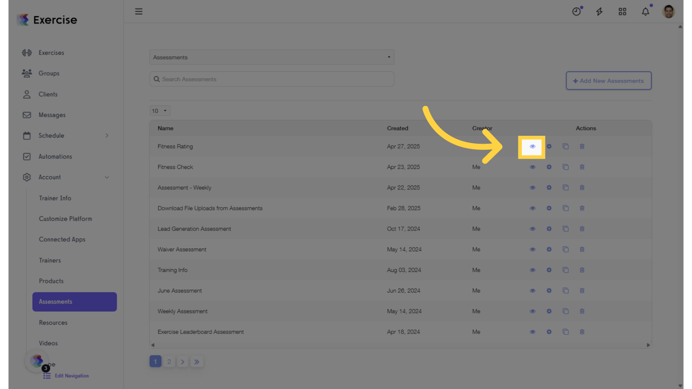 Click 'Preview' icon