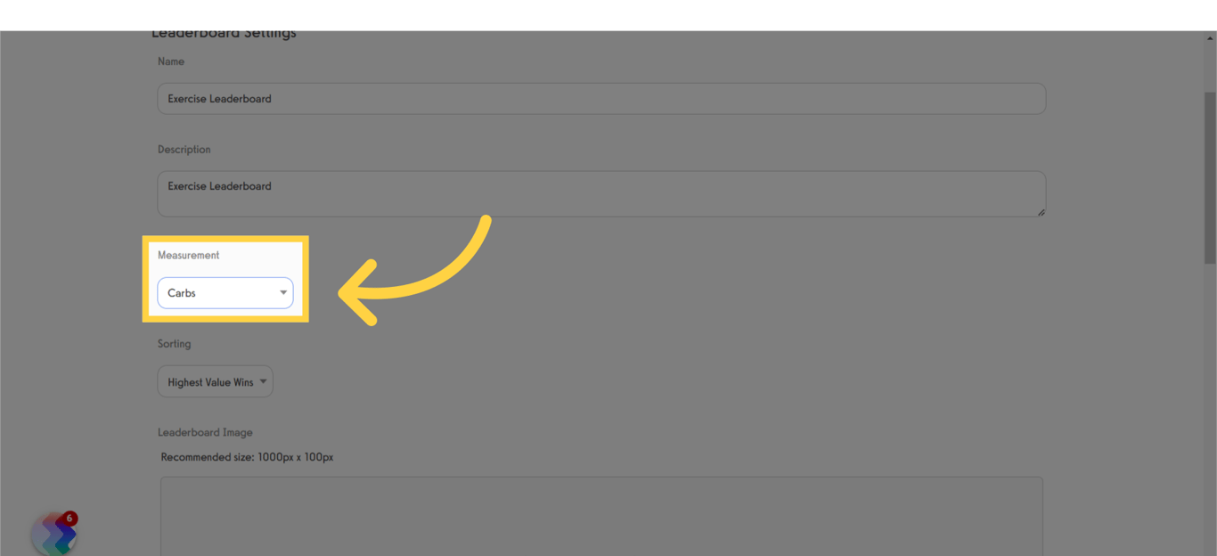 Select a Measurement.