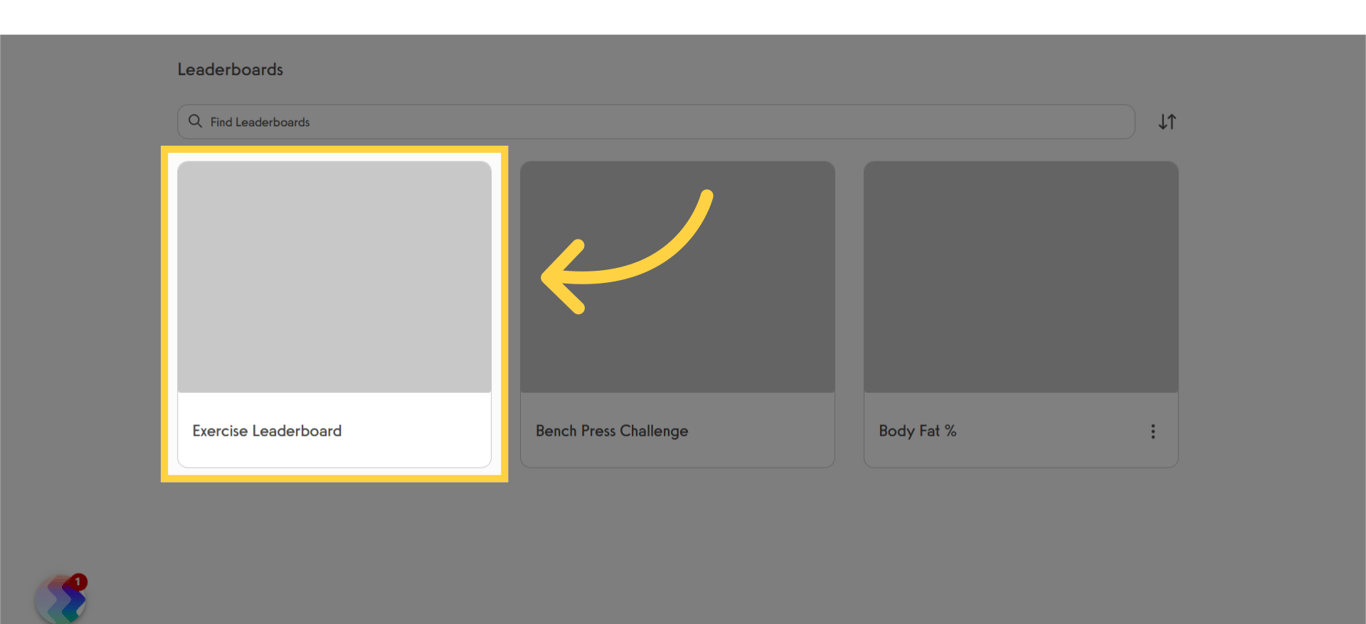 Click on the Leaderboard.