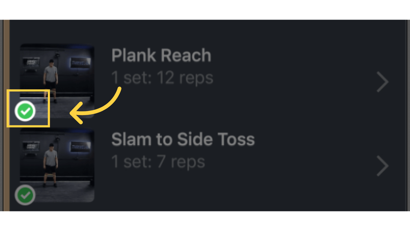 Validate the green checkmark.