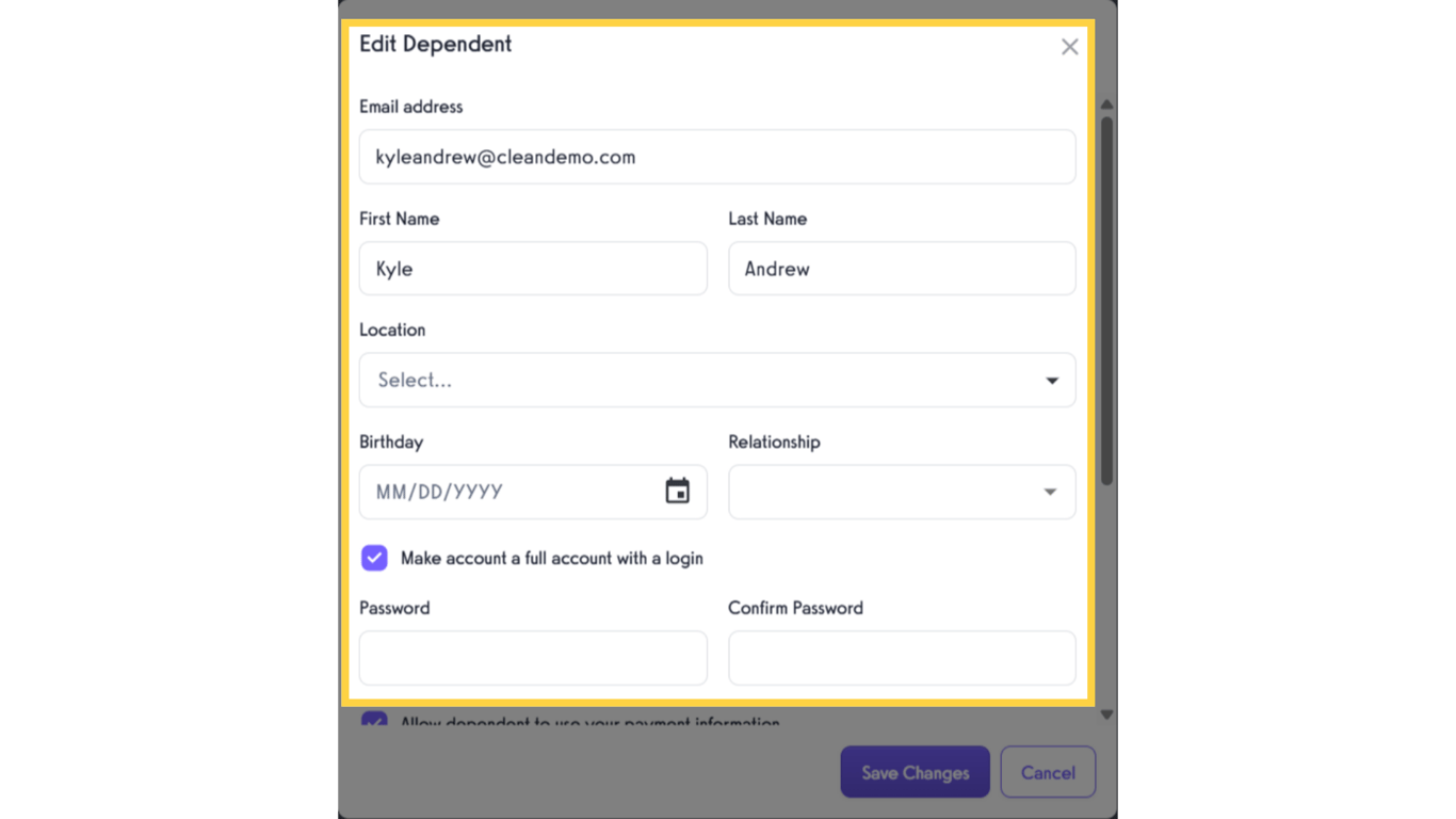 Dependent Information