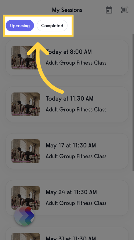 Upcoming and Completed Sessions