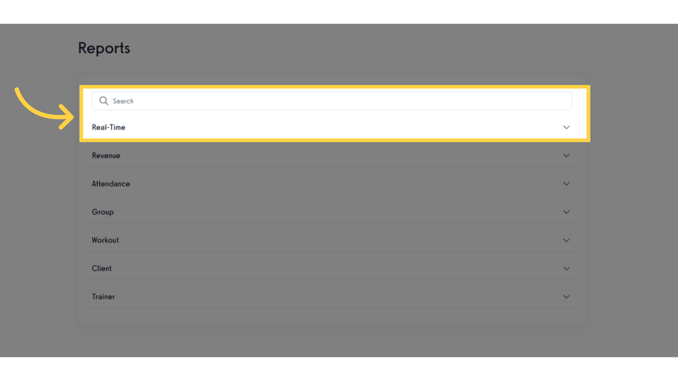 Search 'Real-Time Recent Payouts' or select the 'Real-Time' dropdown.