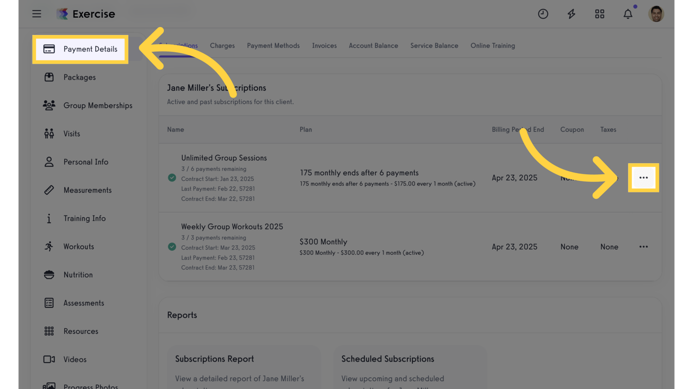 Payment Details