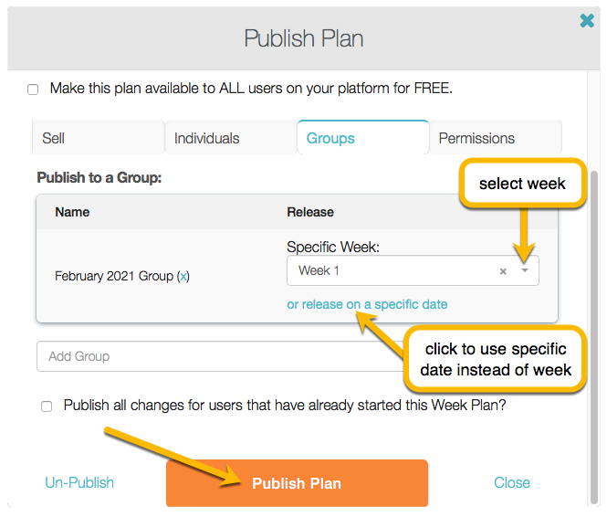 publish plan