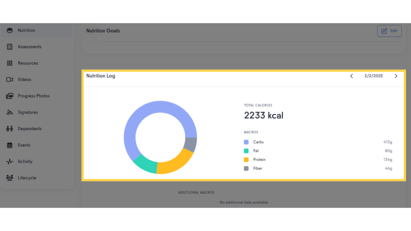 Review log entries for each day.