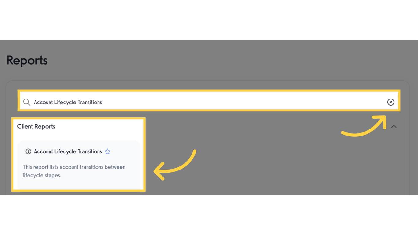 Search for 'Account Lifecycle Transitions'.