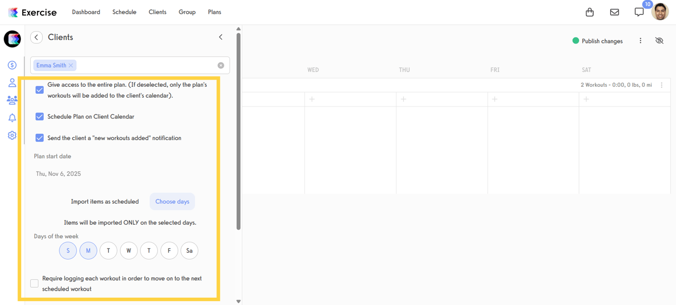 Review Plan Options with the Client