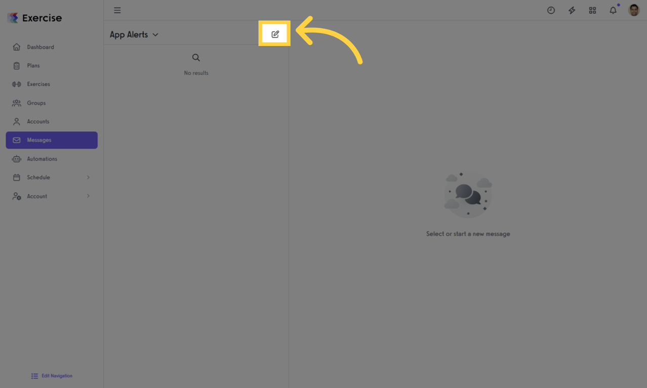 Click 'Add New Message'.