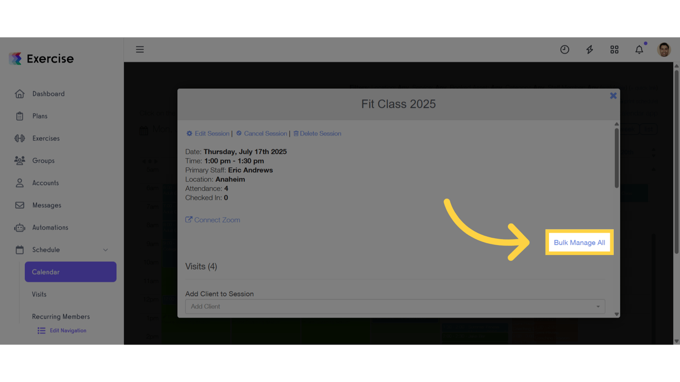 Click 'Bulk Manage All'