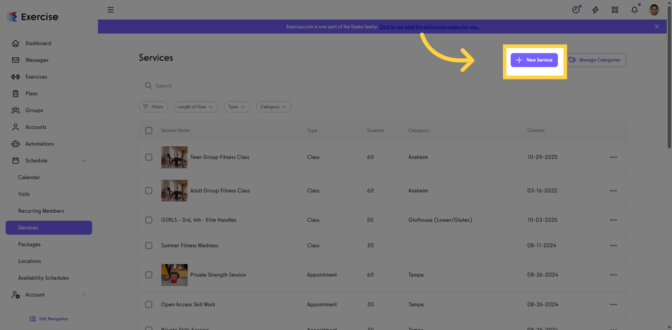 Create a New Service
