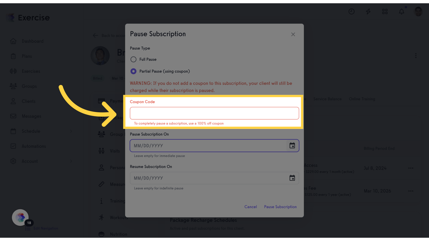Complete with coupon code.