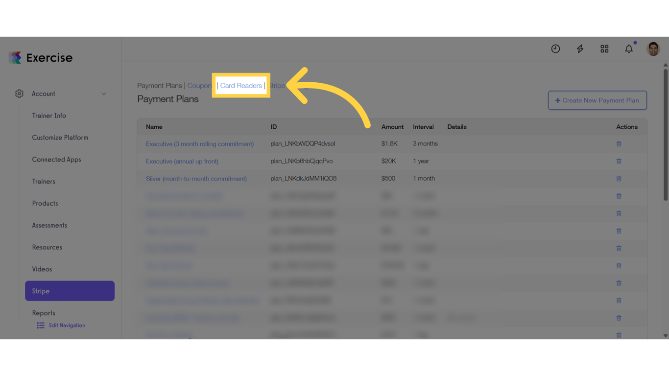 Click 'Card Readers'