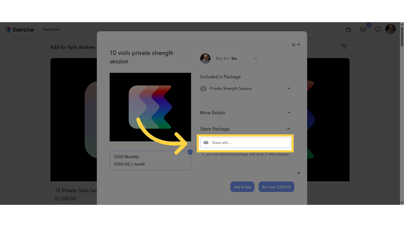 Click 'Share with...'