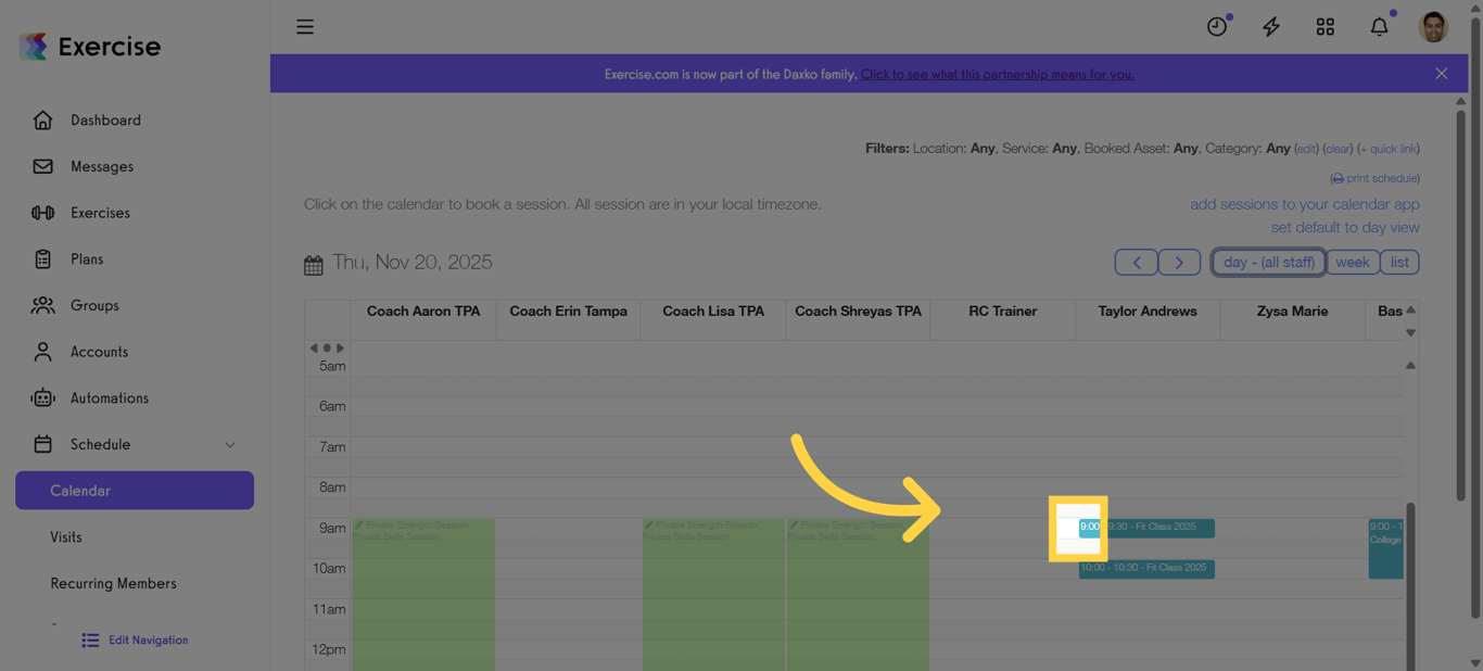 Access Session Creation