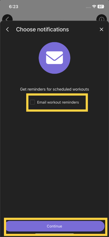 Choose Notifications