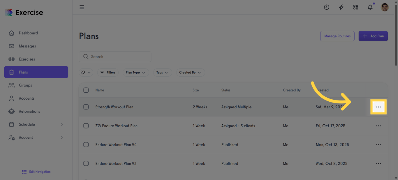 Select a Specific Plan