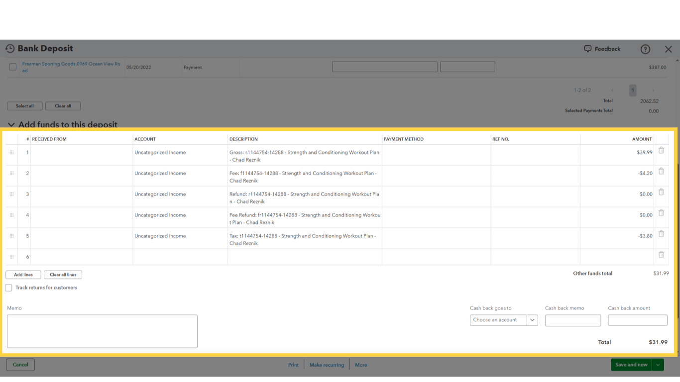 Validate the Transaction