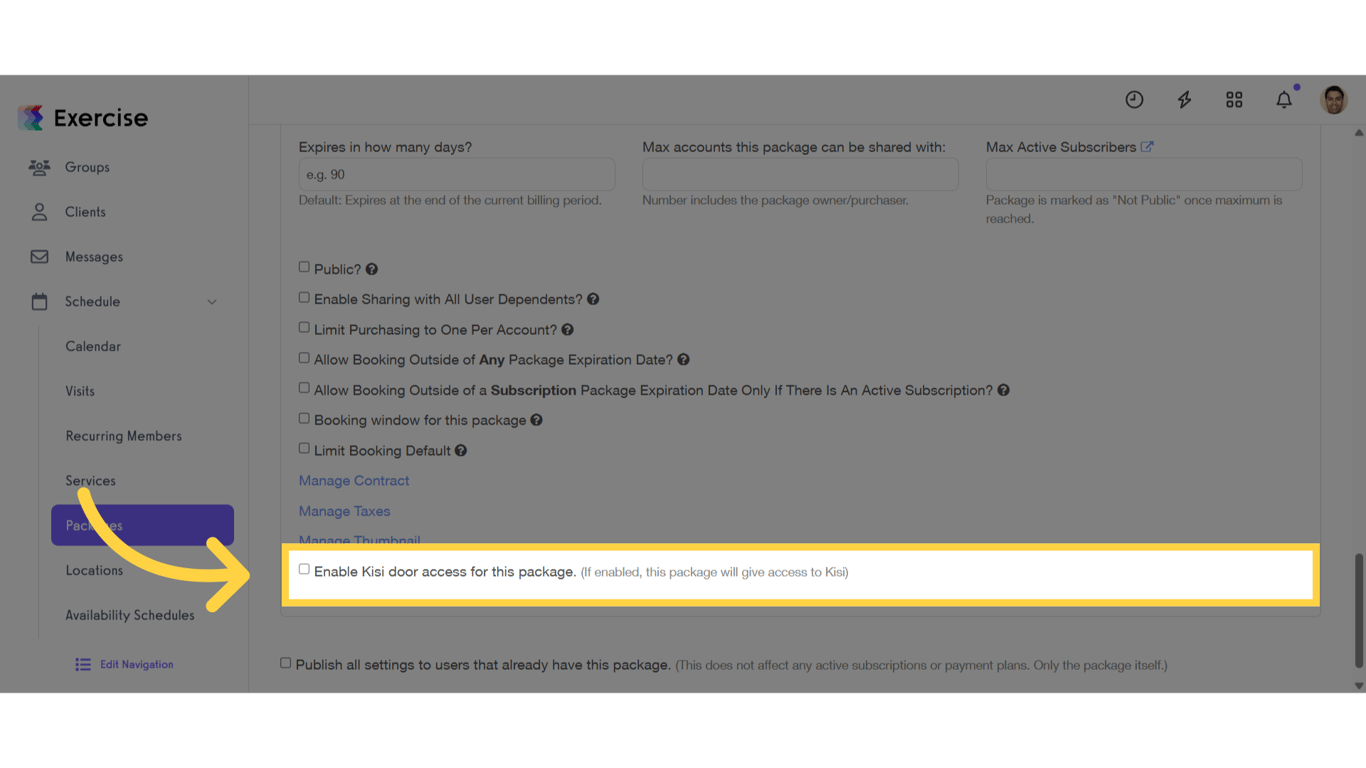 Enable Kisi Door Access