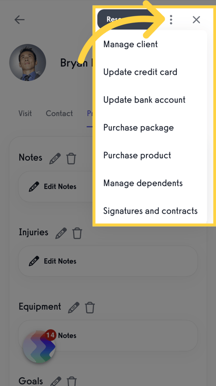Manage Client Options