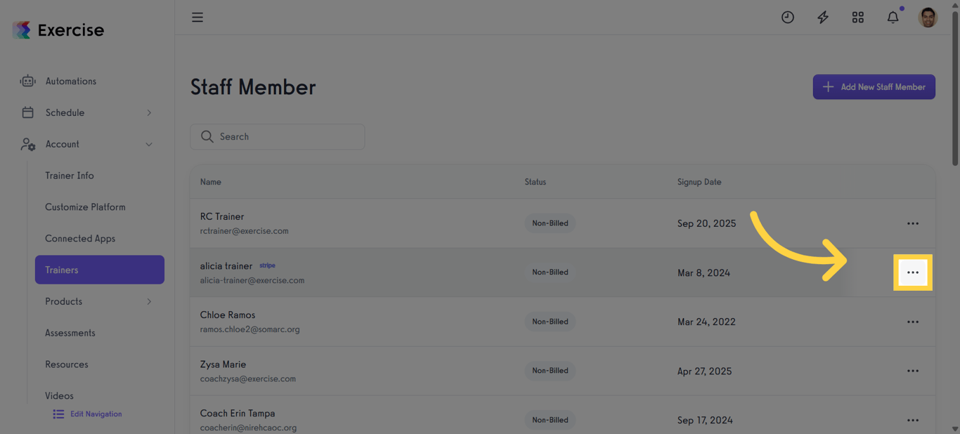 Click the three-dot menu.