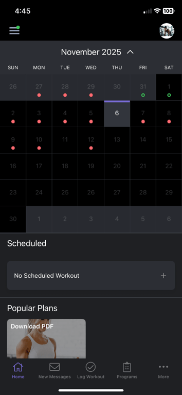 Tap the Sidebar Menu