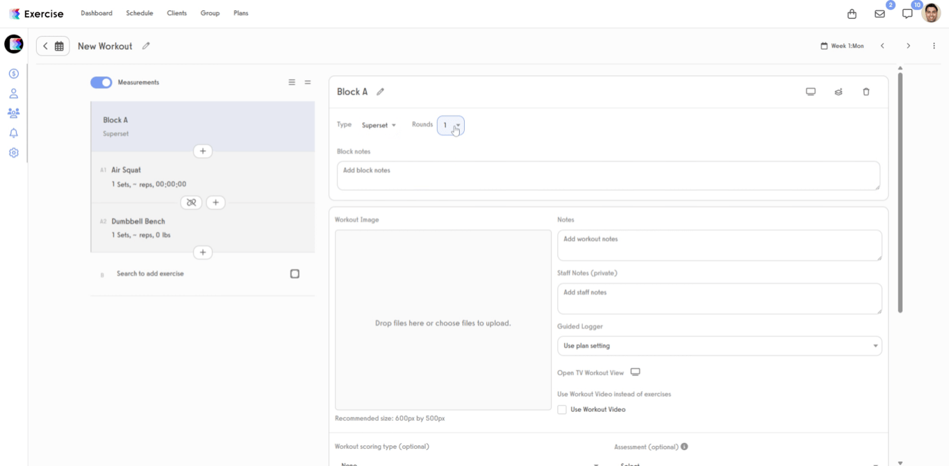 Enter Number of Sets