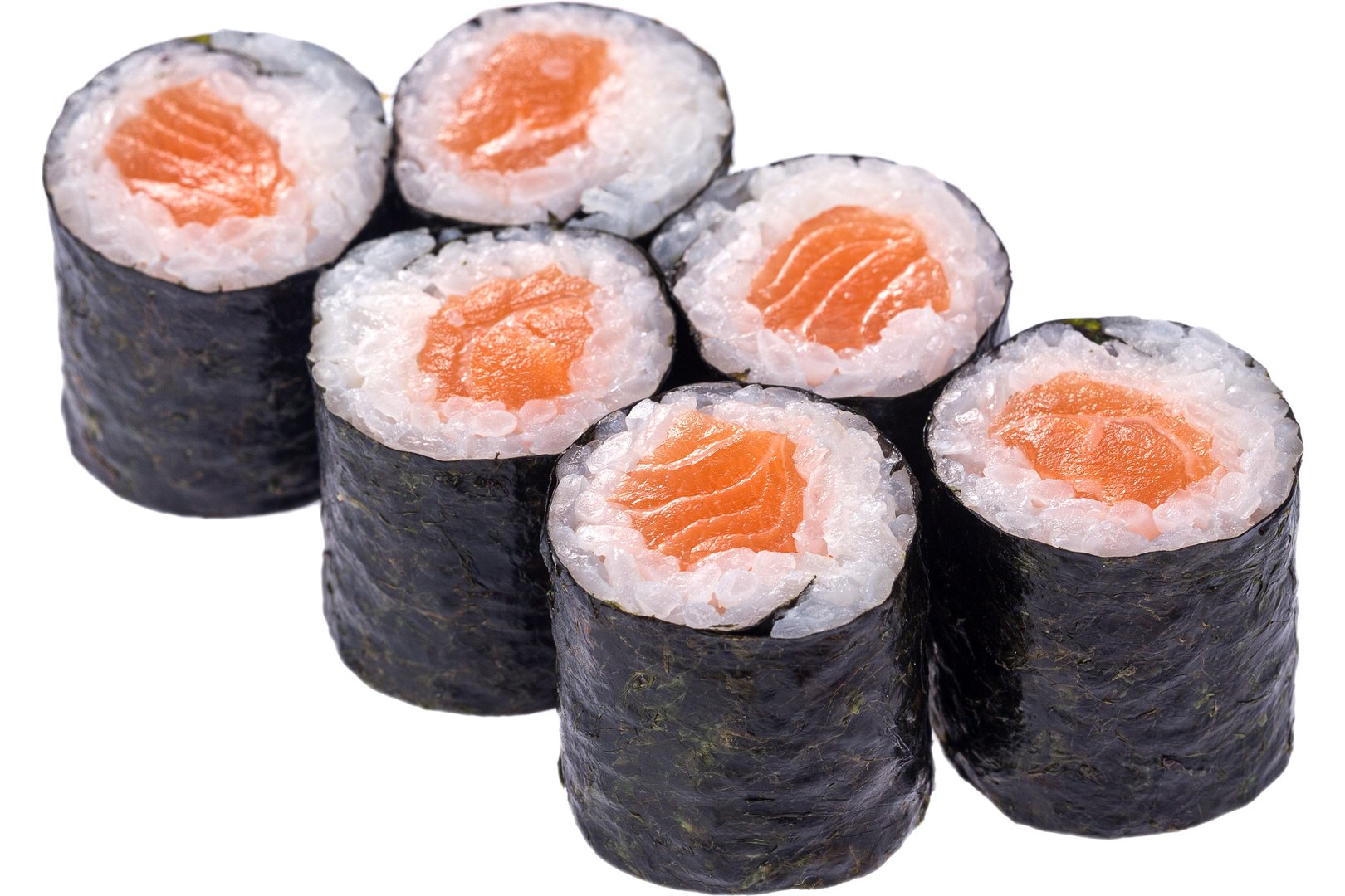 Photo Dish Maki rolls with lightly salted salmon