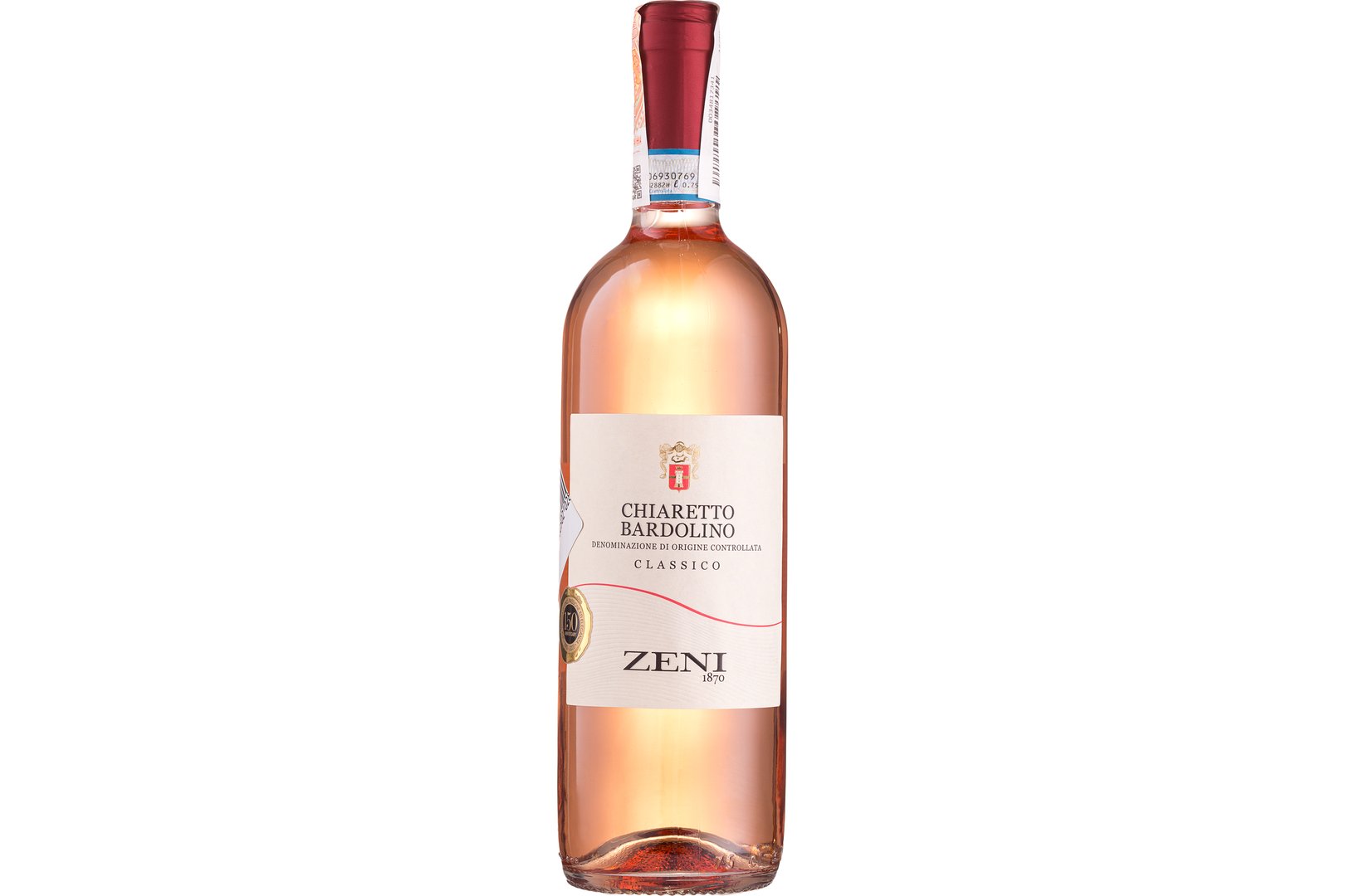 Фото Страва Вино сухе рожеве Bardolino Chiaretto Classico, Zen 0,75 л, Італія