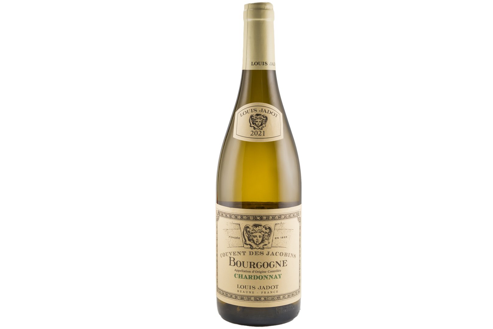 Фото Страва Вино сухе біле Bourgogne Couvent des Jacobins Chardonnay, Louis Jadot 0,75 Франція