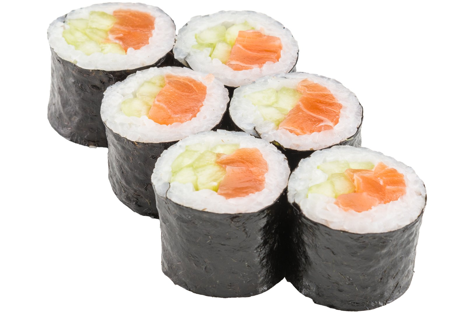Photo Dish  O_Maki-rolls with salmon and cucumber